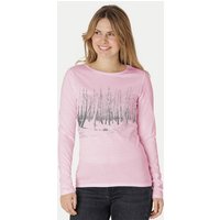 Peaces.bio - handbedruckte Biomode Damen Langarmshirt Woodland