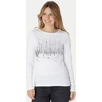 Peaces.bio - handbedruckte Biomode Damen Langarmshirt Woodland