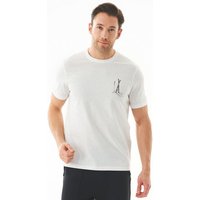 ORGANICATION T-Shirt aus Bio-Baumwolle mit Ski-Print