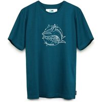 GARY MASH T-Shirt Blauwal aus Bio-Baumwolle
