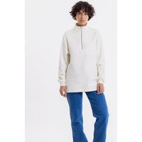 Rotholz Half Zip Sweatshirt aus Bio-Baumwolle