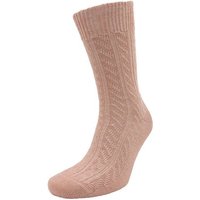 BLS Organic GOTS zertifiziert aus Baby Alpaka Socken mit feinem Zopfmuster