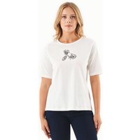 ORGANICATION T-Shirt aus Bio-Baumwolle mit Fahrrad-Stickerei