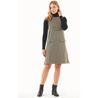ORGANICATION Kleid aus Bio-Baumwolle-Mix mit Hahnentrittmuster