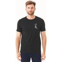 ORGANICATION T-Shirt aus Bio-Baumwolle mit Ski-Print