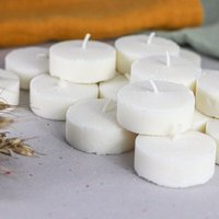 das ökolädchen upcycelte Öko-Teelichter ohne Hülle – 10 oder 72 Stück das ökolädchen upcycelte Öko-Teelichter ohne Hülle – 10 oder 72 Stück