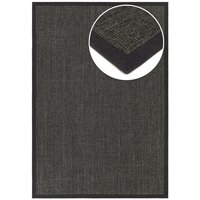 Grundstoff Sisal Teppich Purstoff belugagrau mit Vliesrücken