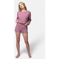 greenjama Damen Shorts Ringel, GOTS-zertifiziert