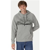 Peaces.bio - handbedruckte Biomode Herren Kapuzenpulli Landscape