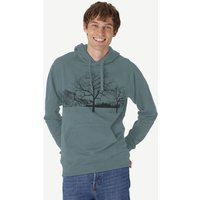 Peaces.bio - handbedruckte Biomode Herren Kapuzenpulli Landscape