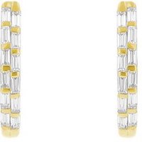 Eppi Runde Ohrringe mit Lab Grown Diamanten in Baguette-Form Hamish