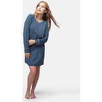 greenjama Damen Sleepshirt Ringel, GOTS-zertifiziert