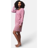 greenjama Damen Sleepshirt Ringel, GOTS-zertifiziert