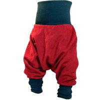 liebewicht Yogahose Pumphose Bio Sweat rot