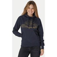 Peaces.bio - handbedruckte Biomode Damen Hoodie Landscape