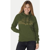 Peaces.bio - handbedruckte Biomode Damen Hoodie Landscape