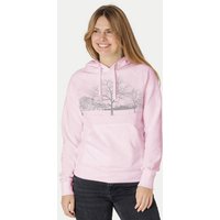 Peaces.bio - handbedruckte Biomode Damen Hoodie Landscape