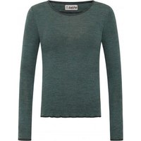 Jalfe Longsleeve Wolle fein geringelt melange