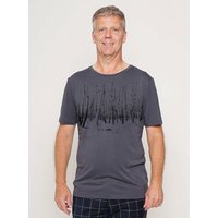 Peaces.bio - handbedruckte Biomode Lieber Wieder Shirt Herren Woodland