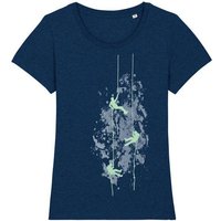 Spangeltangel Damenshirt, “Kletterer“, T-Shirt, sportlich, bedruckt, Siebdruck, Bio-Baumwolle