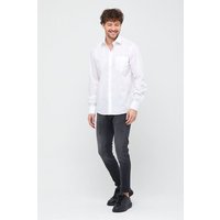 Bruno Barella Herren Classic Business Hemd aus Bio-Baumwolle