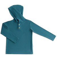 Baby Kinder Kapuzenshirt Bio-Baumwolle Waffel Strick Langarmshirt 2058"Leela Cotton"
