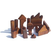 BAGHI Holz-Bauklötzchen aus upcycling Akazienholz