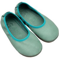Pololo Barfuß-Ballerina aus pflanzlich gegerbtem Leder mit Gummisohle, Größen 20-34