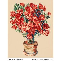 Photocircle Poster / Leinwandbild / Kunst - Christian Rohlfs: Azalee