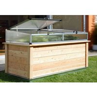 4betterdays Hochbeet aus Massivholz `Veggie` - mit und ohne Frühbeetaufsatz 4betterdays Hochbeet aus Massivholz `Veggie` - mit und ohne Frühbeetaufsatz