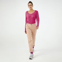 d'Els Esterella Damen V-Neck Langarm T-Shirt aus Flame Bio Baumwolle