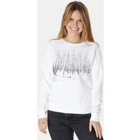 Peaces.bio - handbedruckte Biomode Damen Sweatshirt Woodland