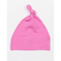 Babybugz Baby Mütze mit einem Knoten Vegan Bio Baumwolle
