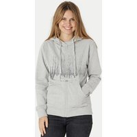 Peaces.bio - handbedruckte Biomode Zip-Hoodie Woodland Damen