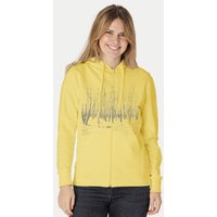 Peaces.bio - handbedruckte Biomode Zip-Hoodie Woodland Damen