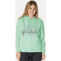 Peaces.bio - handbedruckte Biomode Zip-Hoodie Woodland Damen