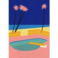 Photocircle Poster / Leinwandbild - Malibu Beach