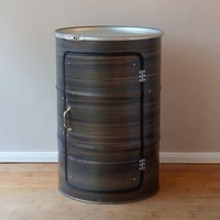 Lockengelöt Der HiFi-Schrank aus einem Hamburger Ölfass - made in Hamburg Lockengelöt Der HiFi-Schrank aus einem Hamburger Ölfass - made in Hamburg