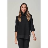 YOU LOOK PERFECT 100% Merino asymmetrischer Rollkragen-Strickpullover "Bailey"