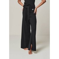 YOU LOOK PERFECT 100% Merino weite Strickhose mit Schleife "Bailey"