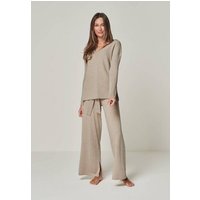 YOU LOOK PERFECT Merino Loungewear Set "Strickpullover Blossom & Strickhose Bailey"