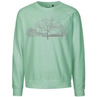 Peaces.bio - handbedruckte Biomode Sweatshirt Landscape Unisex
