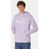 Peaces.bio - handbedruckte Biomode Bio-Herren-Kapuzensweater Horsepower