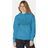 Peaces.bio - handbedruckte Biomode Damen Hoodie Woodland