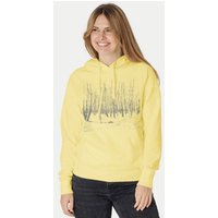 Peaces.bio - handbedruckte Biomode Damen Hoodie Woodland