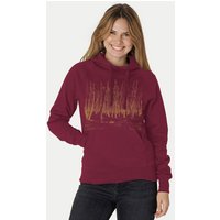 Peaces.bio - handbedruckte Biomode Damen Hoodie Woodland