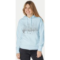 Peaces.bio - handbedruckte Biomode Damen Hoodie Woodland