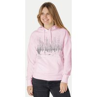 Peaces.bio - handbedruckte Biomode Damen Hoodie Woodland