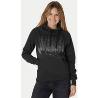 Peaces.bio - handbedruckte Biomode Damen Hoodie Woodland