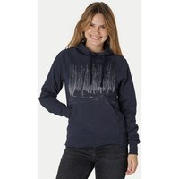 Peaces.bio - handbedruckte Biomode Damen Hoodie Woodland